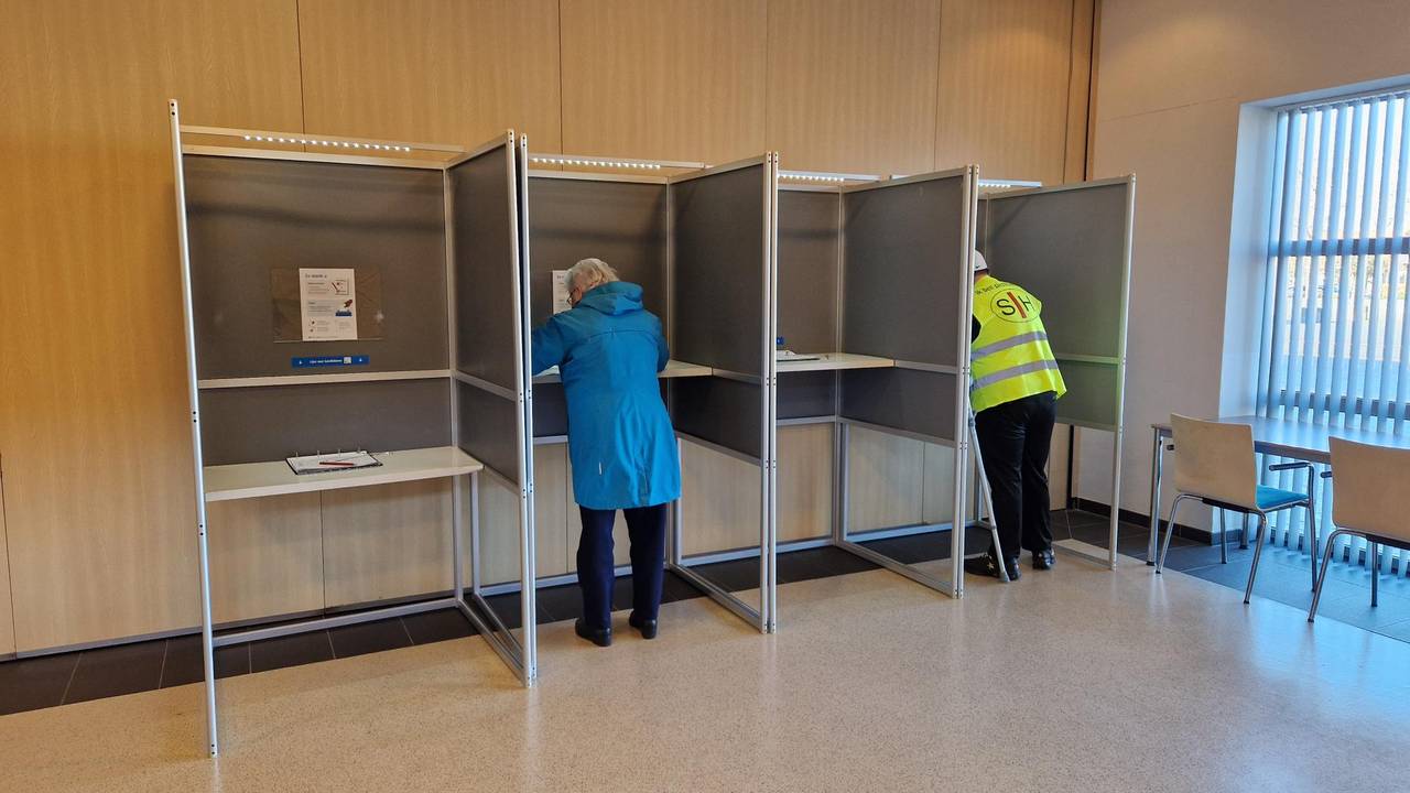 Tot negen uur kan er nog gestemd worden (foto: Omroep Brabant).