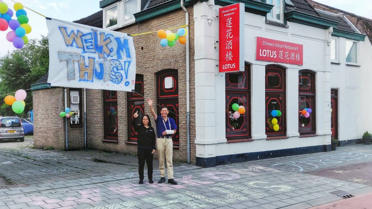 Eindelijk zijn Qiyue en Jim Lan weer thuis in Leende.