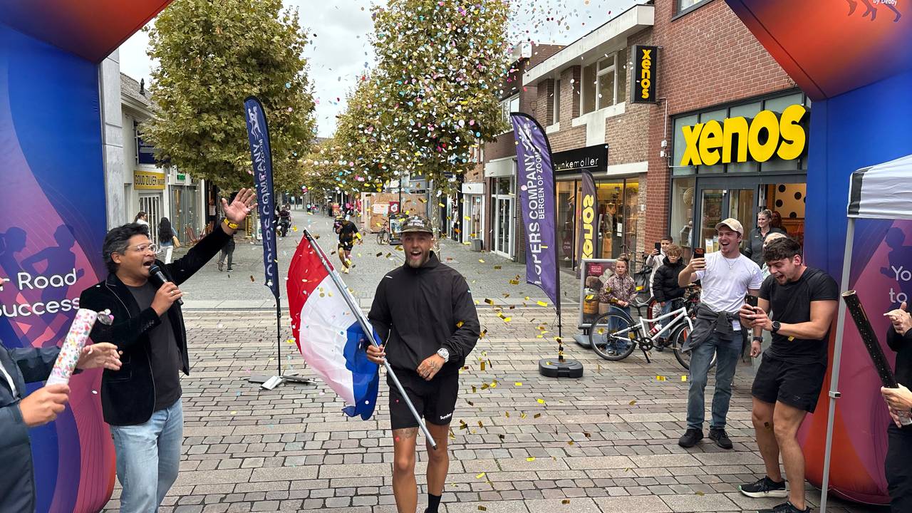 1850 kilometer in 40 dagen in de benen: Kevin komt fris over de finish