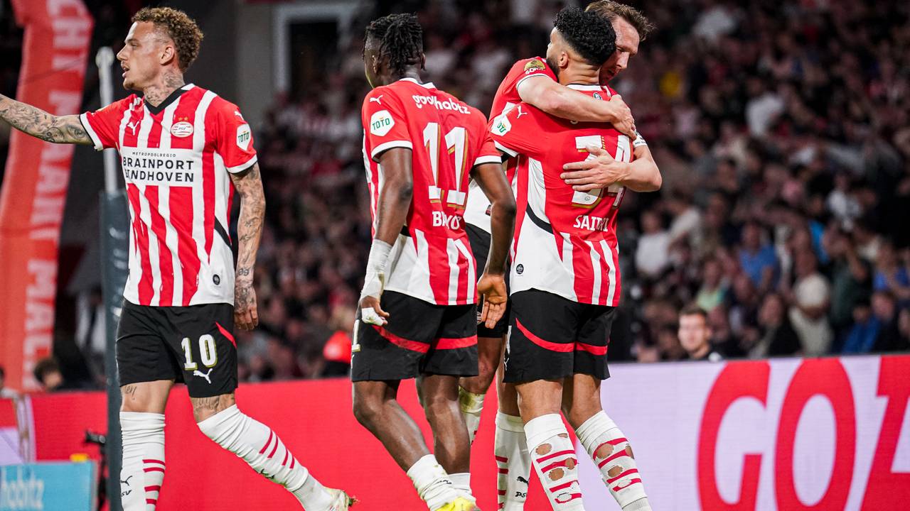 PSV kende een eenvoudige avond tegen Almere City FC. (Foto: Joris Verwijst/Orange Pictures).