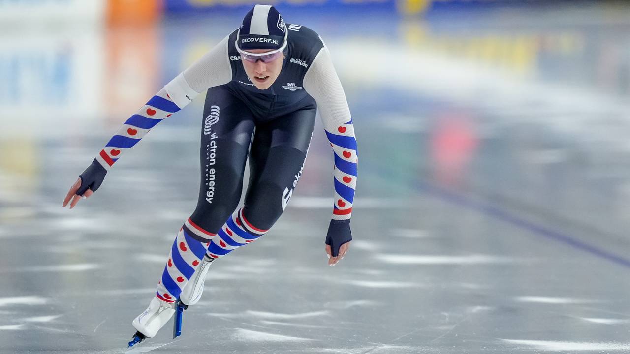 Maud Lugters tijdens het NK (foto: Douwe Bijlsma/Orange Pictures).