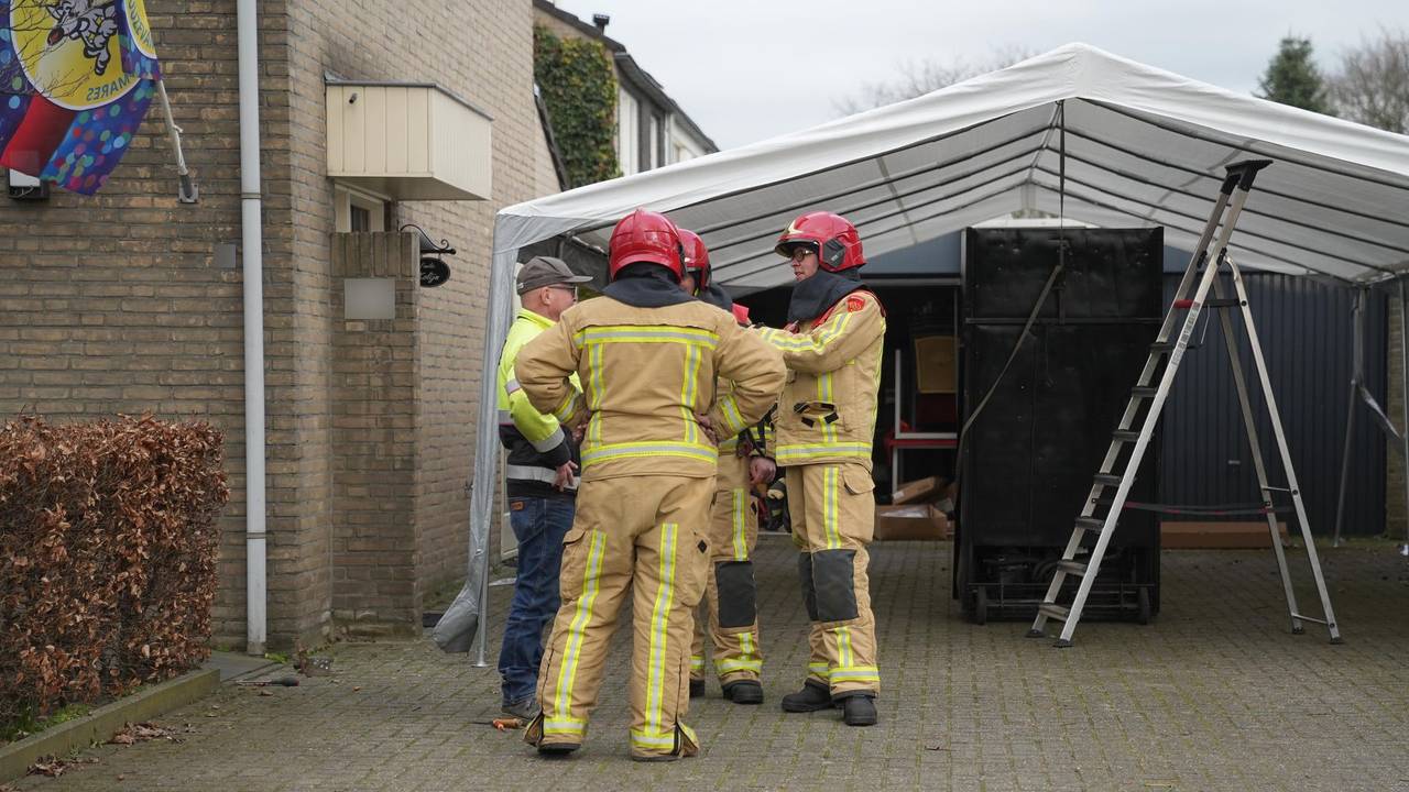 De partytent waar het feest gevierd kan worden (foto: WdG/SQ Vision Mediaprodukties).