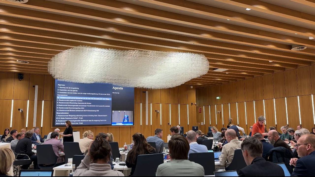 De gemeenteraad van Tilburg (foto: Pieter Soethout).