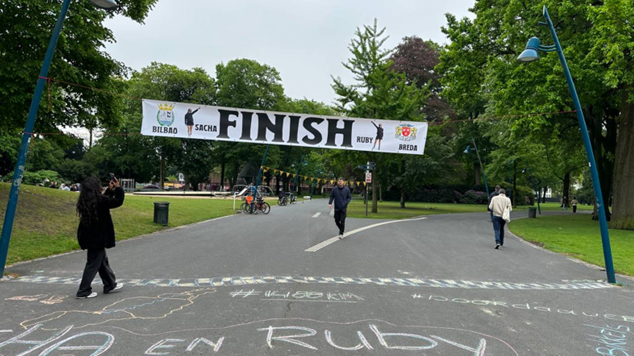 De finish in Breda (foto: Omroep Brabant). 