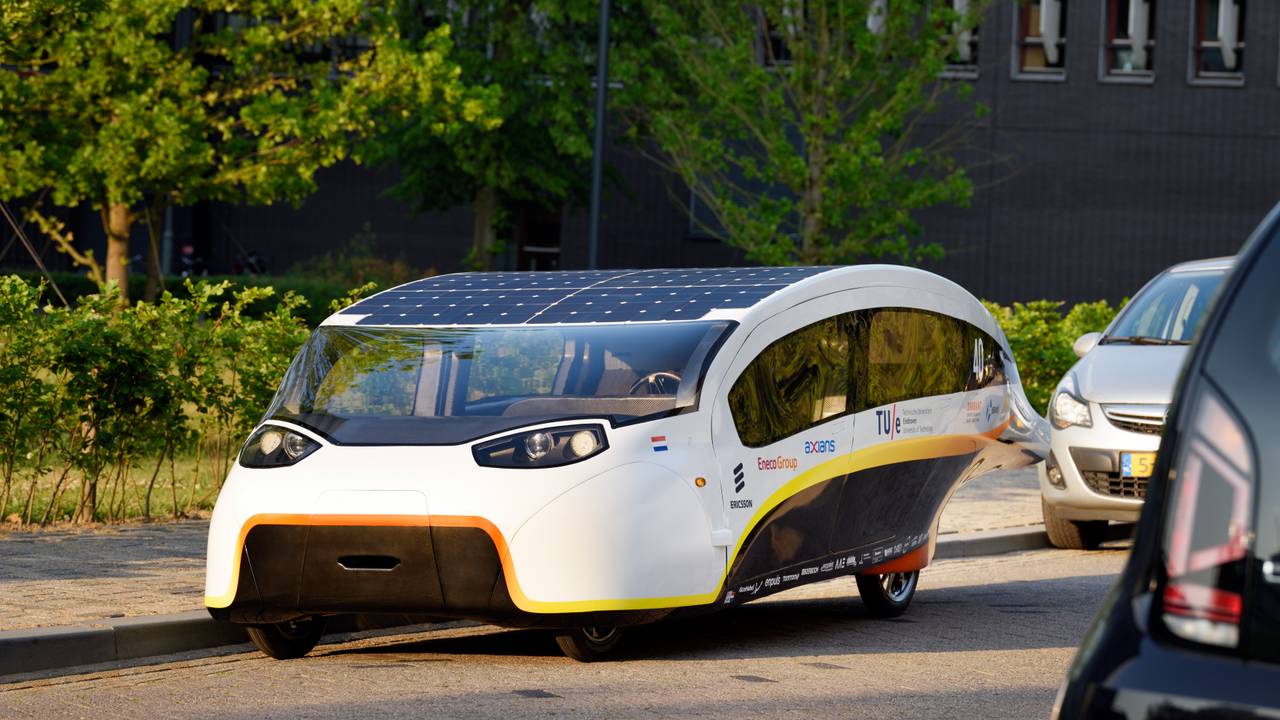 Stella Vie, de Auto van de TU Eindhoven. Foto: Solar Team Eindhoven/Bart van Overbeeke
