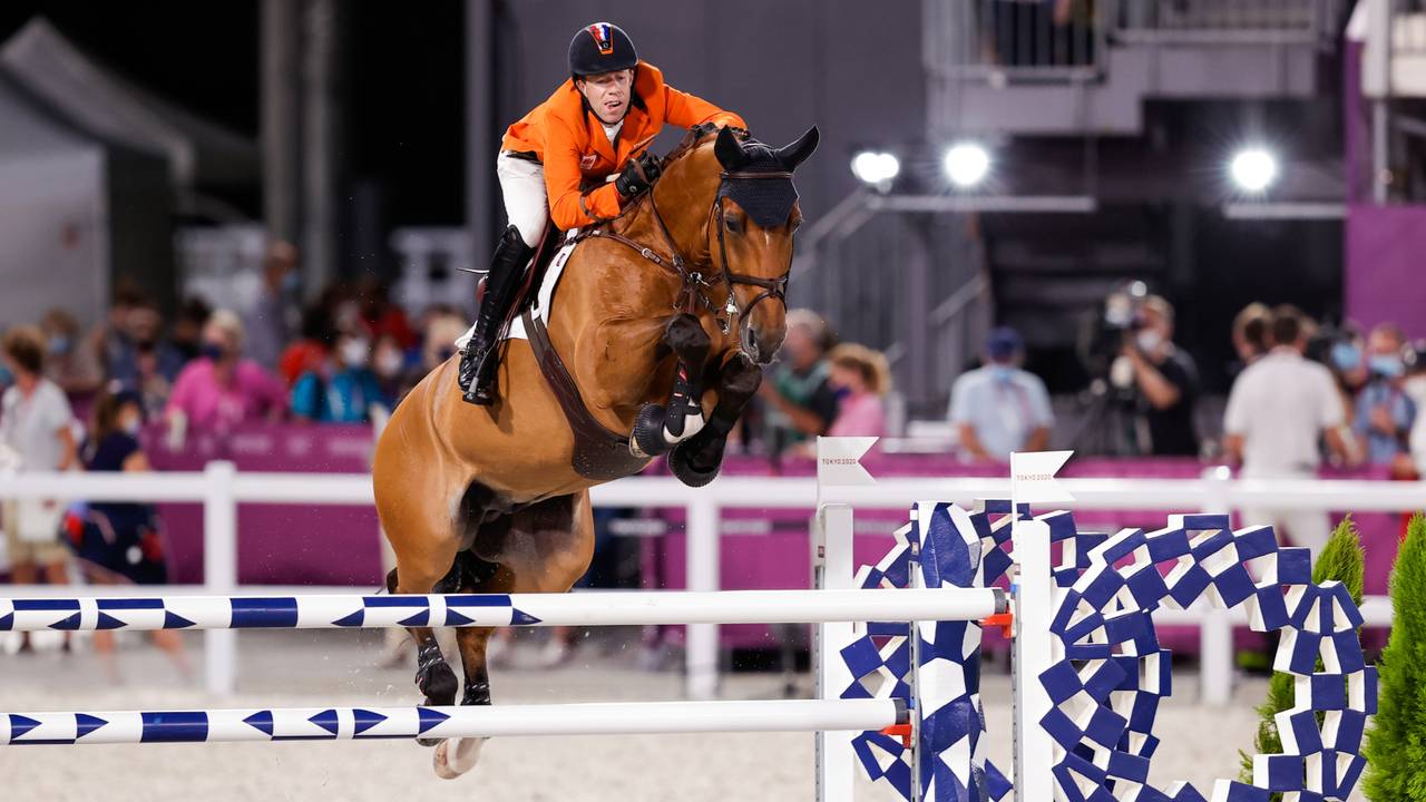 Springruiter Maikel van der Vleuten pakt brons op ...