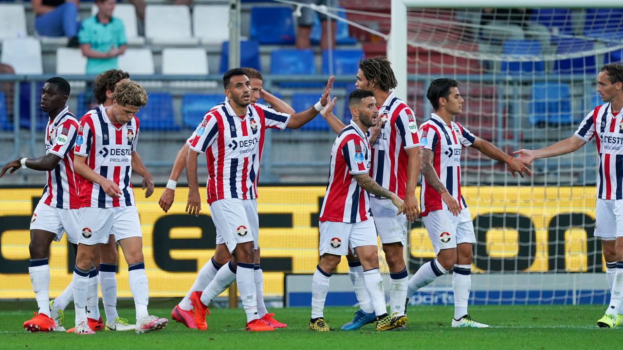 Willem II tijdens een oefenpot met PSV (foto: OrangePictures).