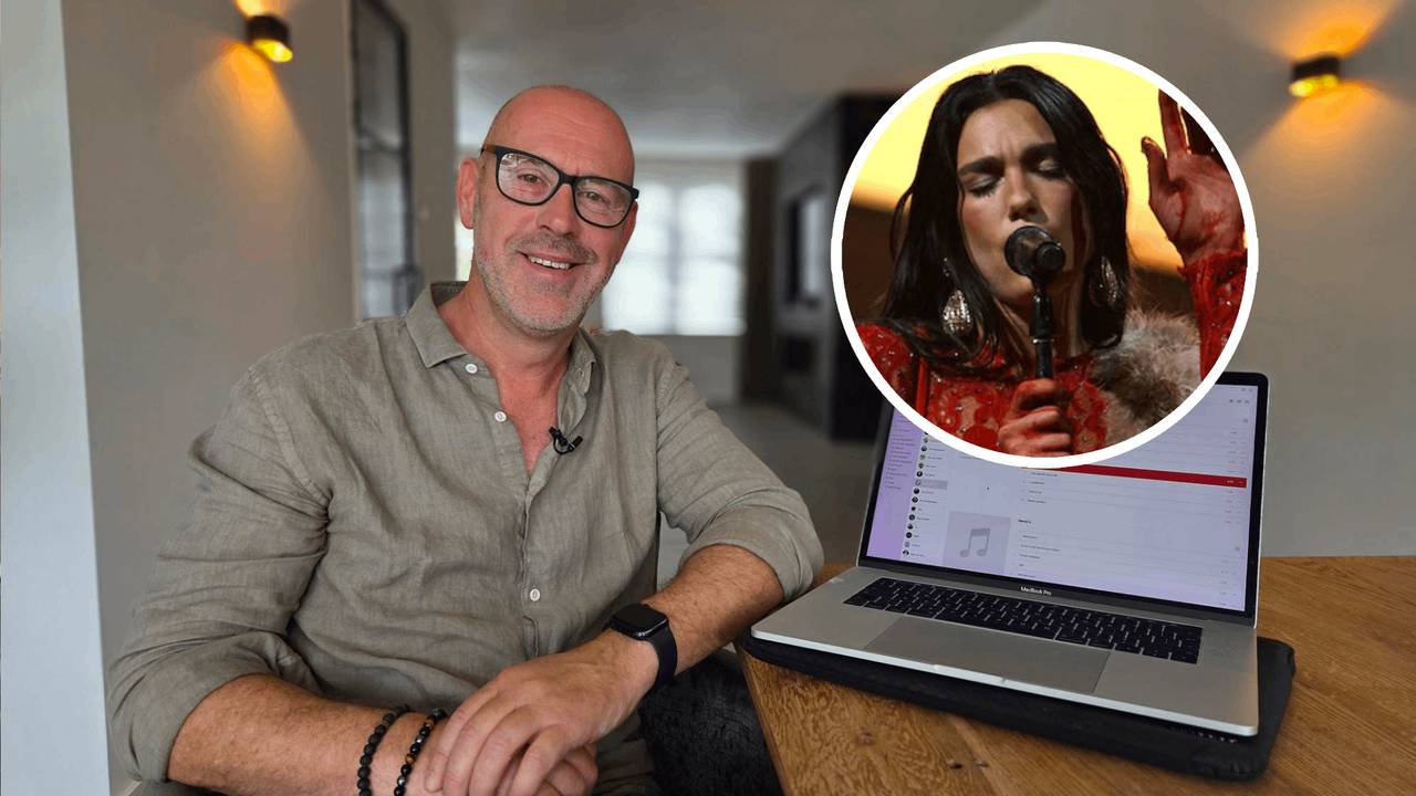 Jurgen Leijten, neef van gitarist, tekstschrijver en componist Ton Leijten (foto: Noël van Hooft/ ANP).