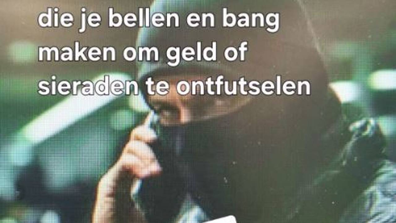 De politie waarschuwt voor oplichters (foto: Instagram politie Bergen op Zoom).