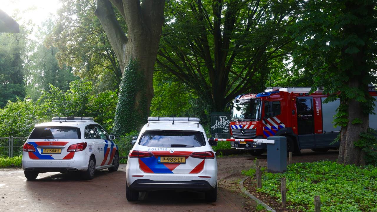 Een deel van het gebied rondom het Dommelpad was even afgesloten (foto: Sander van Gils/SQ Vision).