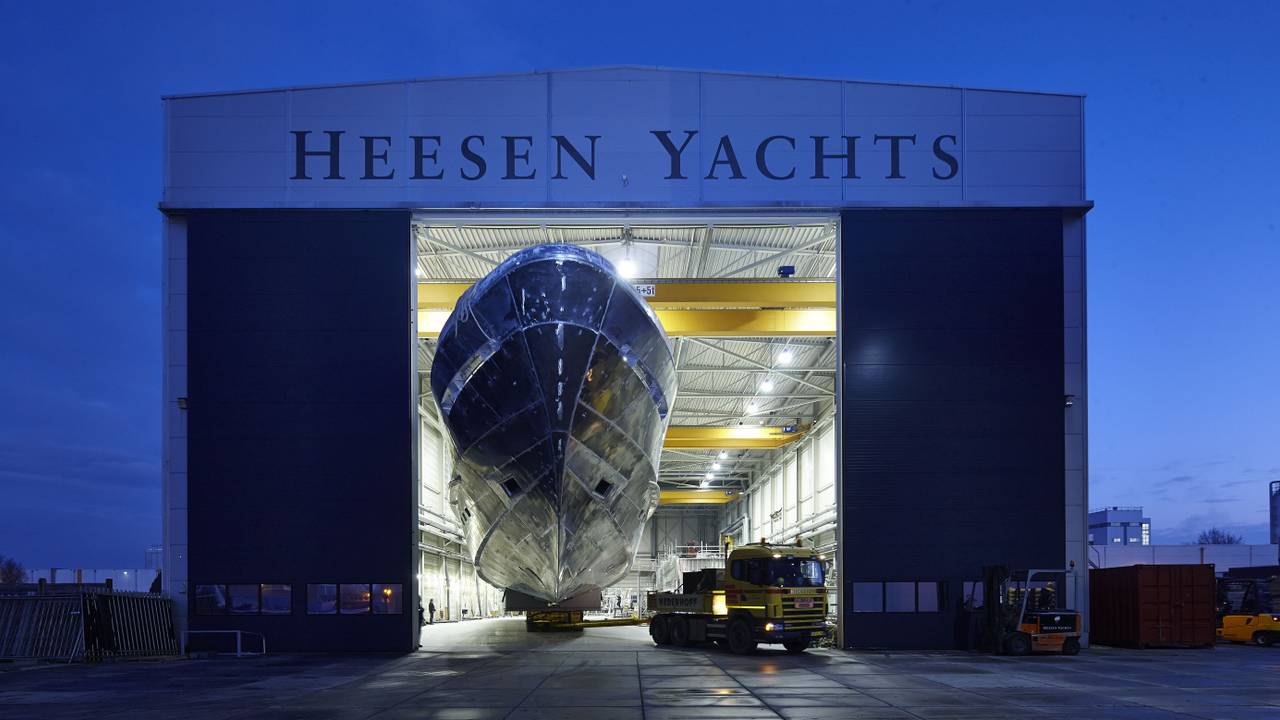 Het verhaal van Heesen Yachts begon in 1978, nu worden er in Oss superjachten gebouwd (foto: Heesen Yachts).