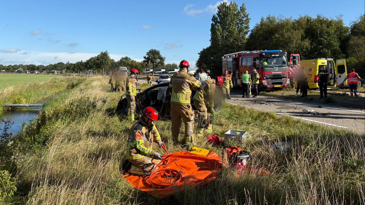 Ongeval in Oosterhout (foto: Jeroen Stuve / Persbureau Heitink).