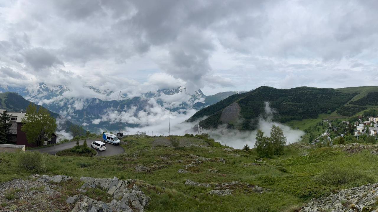 Het uitzicht op de berg. (Foto: Jos Voskuilen)