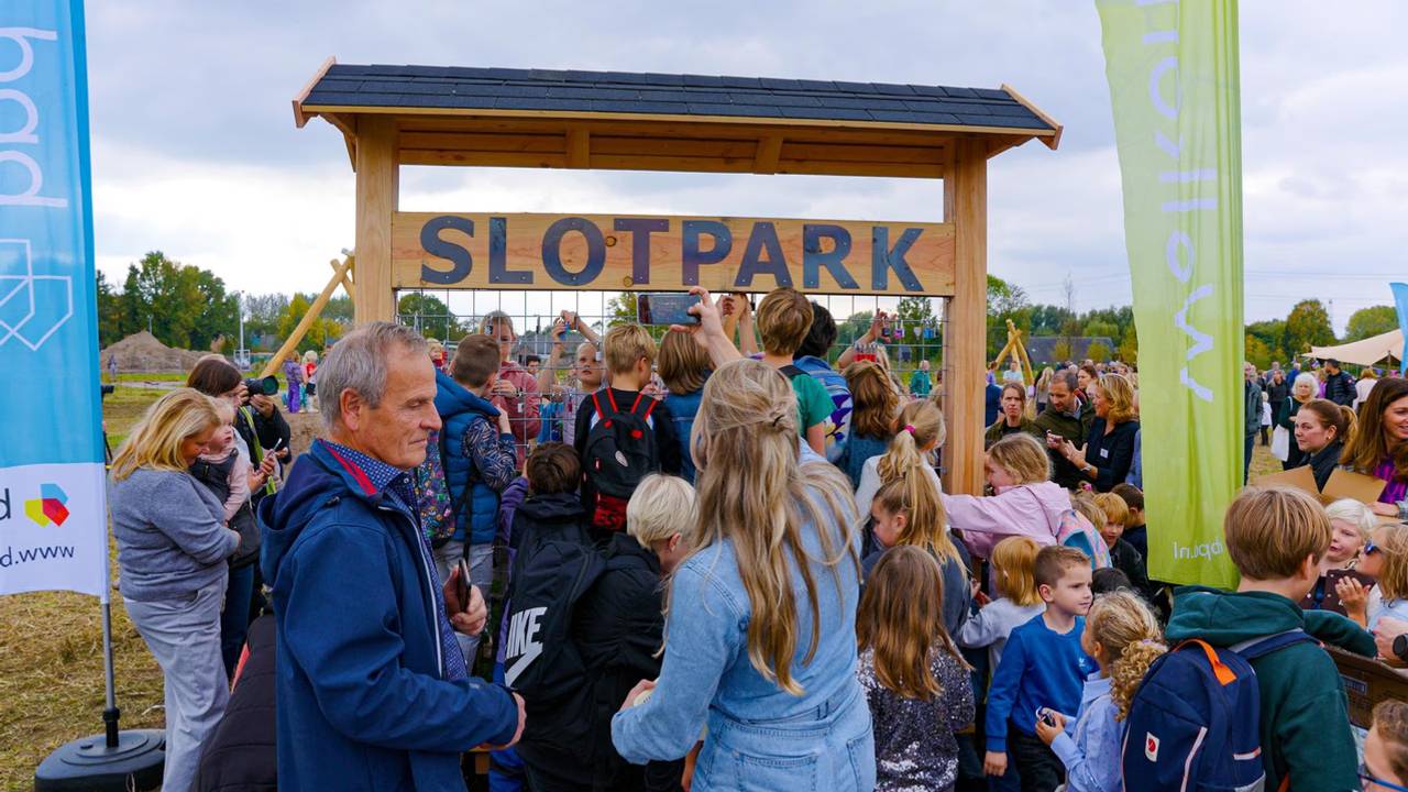 Het park werd drie weken geleden nog feestelijk geopend (foto: BPD via Studio040).