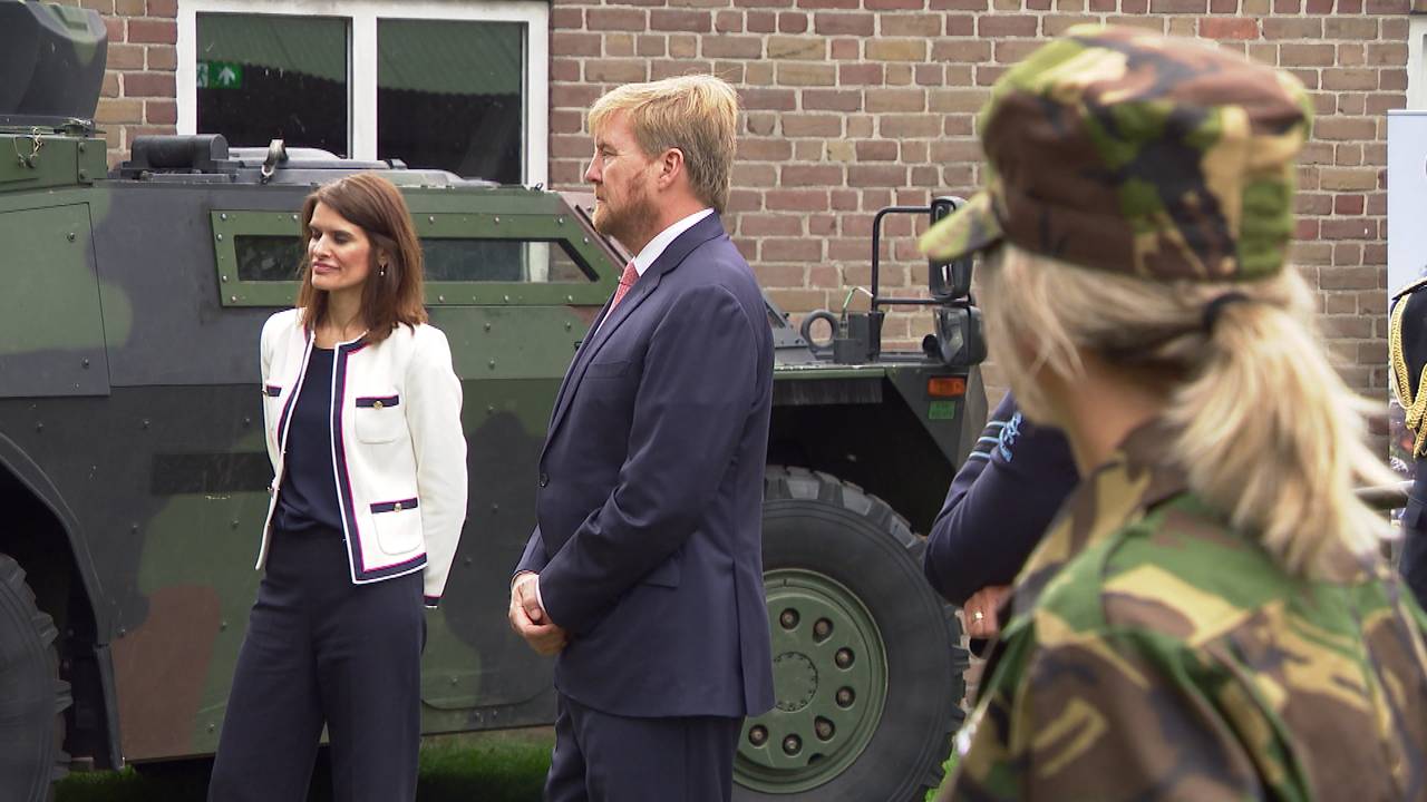 De koning kwam kijken naar het succes van Volkel.