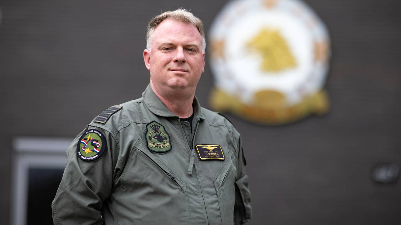Commandant Jorrit de Gruijter van Vliegbasis Eindhoven (foto: ministerie van Defensie).