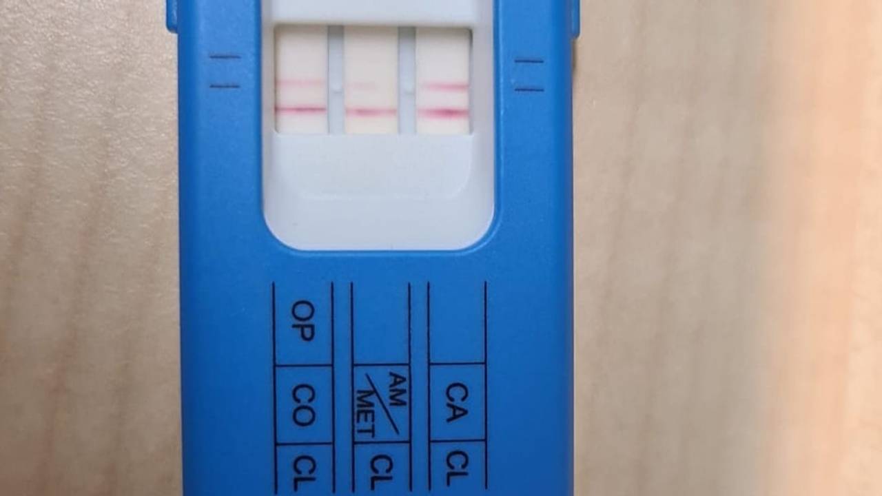 De man testte positief op meerdere soorten drugs (foto: Politie).