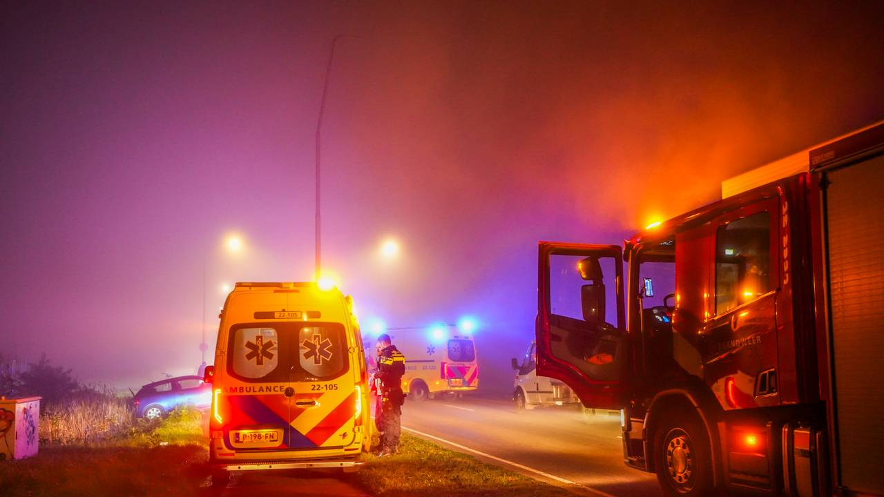Er werden veel hulpdiensten ingeschakeld (foto: SQ Vision).