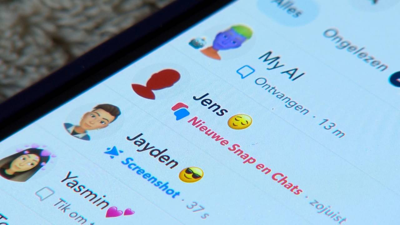 Snapchat (foto: Omroep Brabant).
