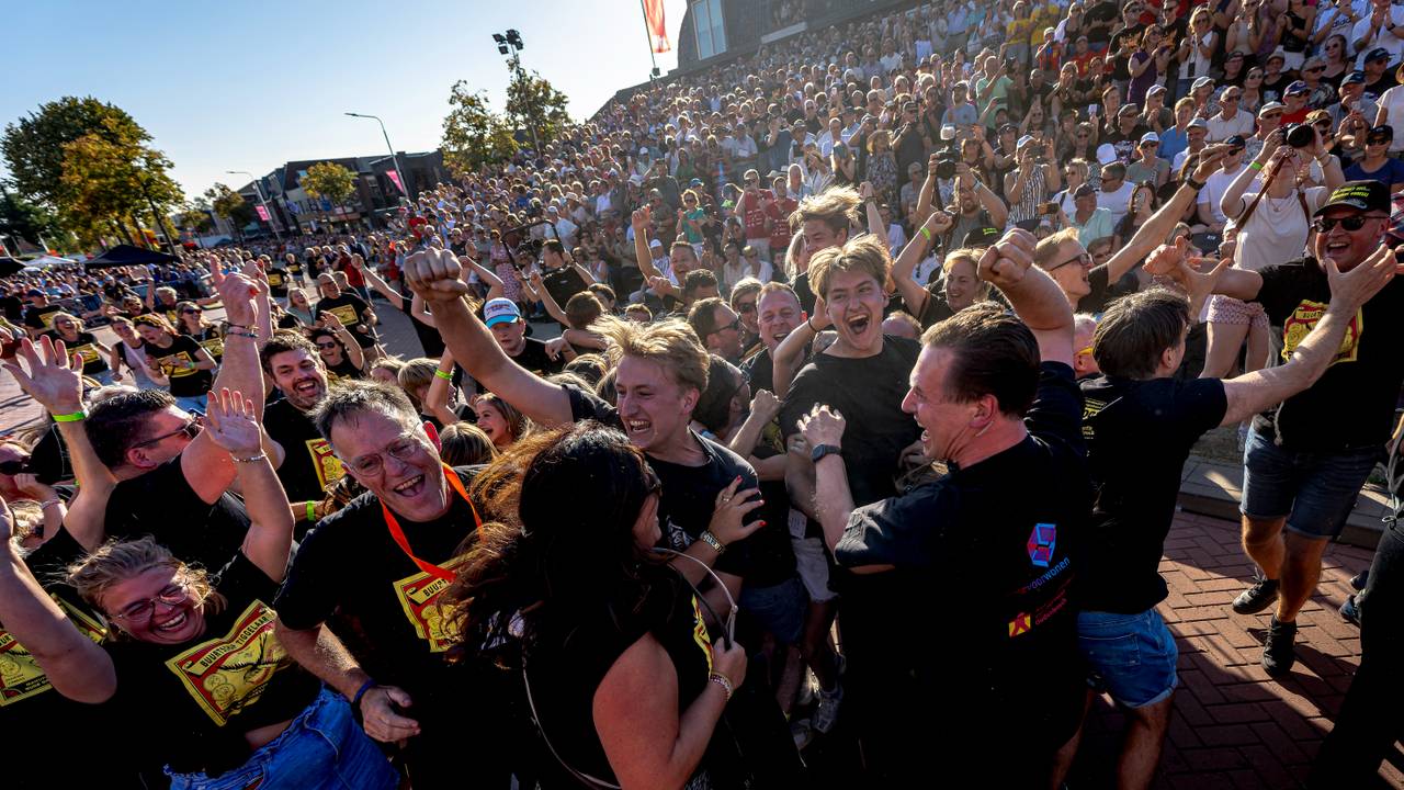 Een enorme ontlading na de winst (foto: Eye4images B.V. / Marcel van Dorst).