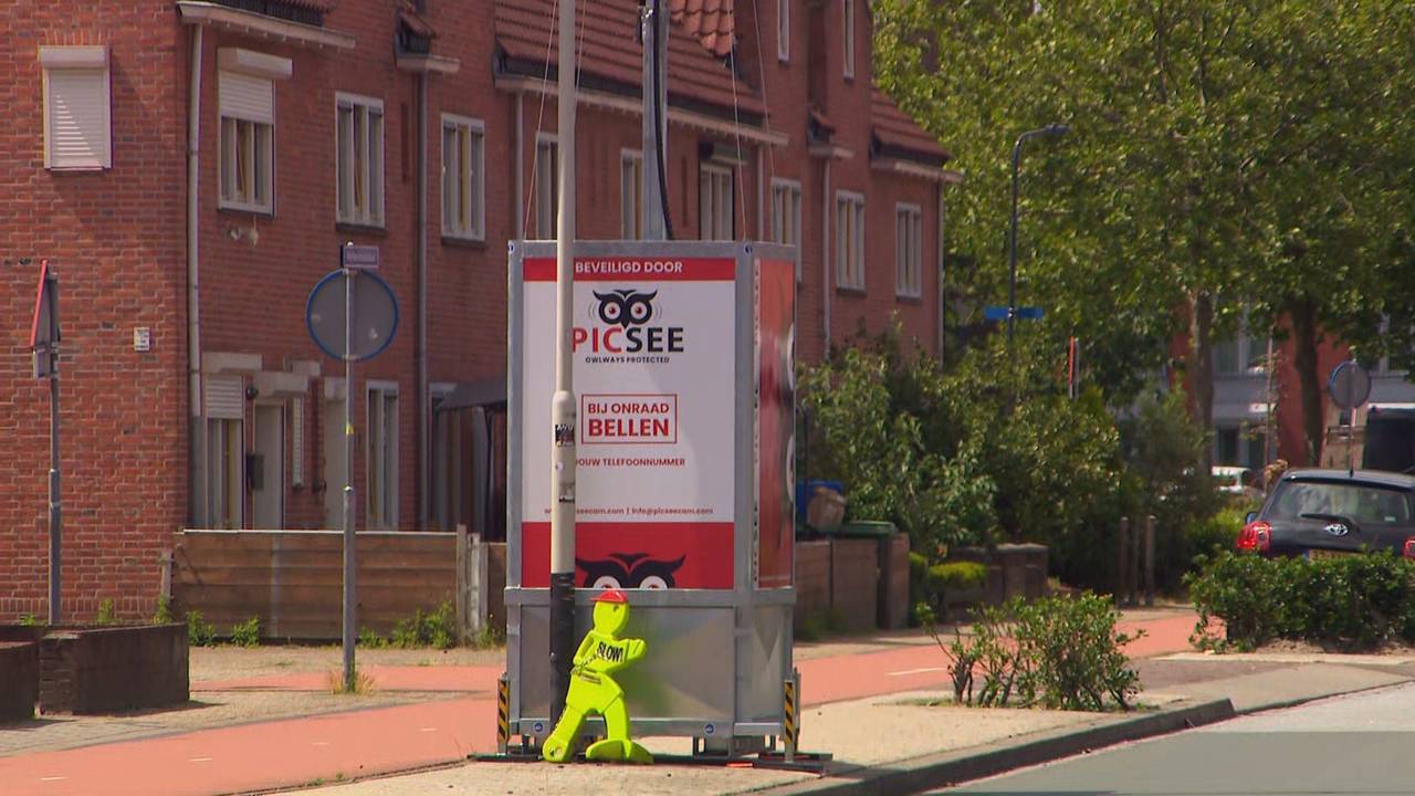 De camera in de straat (foto: Omroep Brabant).