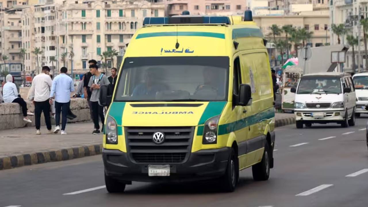 Een ambulance in Egypte.