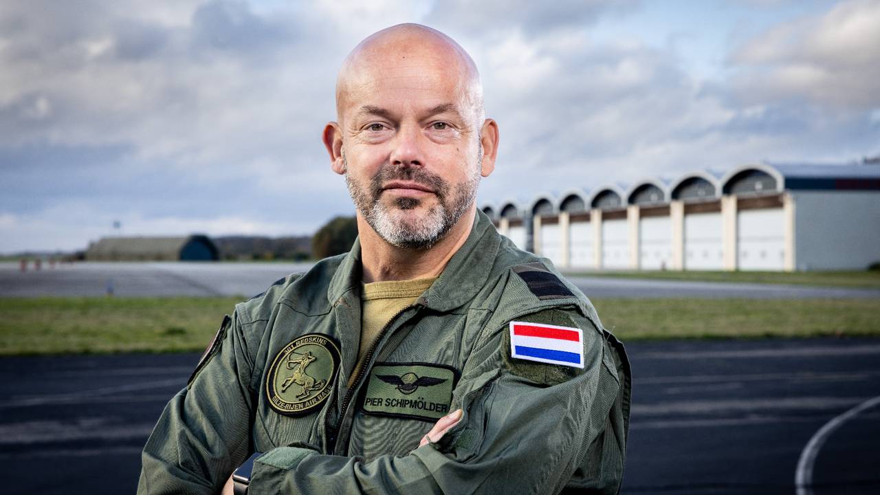 Commandant Pier Schipmölder van vliegbasis Gilze-Rijen (foto: Defensie).
