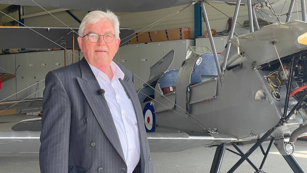 Directeur Jan Voeten van Breda International Airport (foto: Erik Peeters)