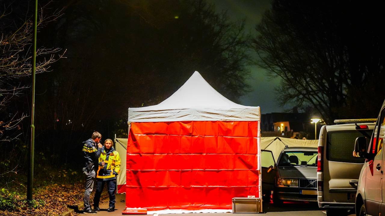 De weg was compleet afgezet (foto: SQ Vision).