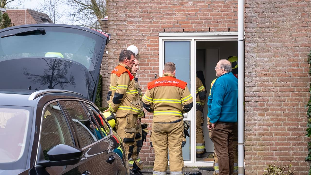 Brand in huis na laden elektrische auto's (foto: Iwan van Dun).