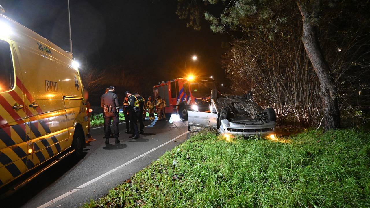 Bij de crash in Breda was geen ander verkeer betrokken (foto: Perry Roovers/SQ Vision).