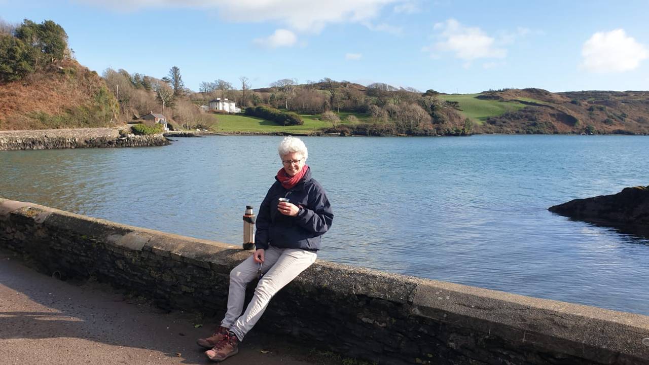 Rianne moet in lockdown in Ierland (foto: Rianne Hendriks)