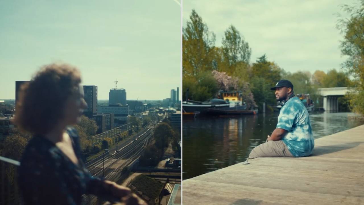 Videostill uit de ode aan Tilburg.