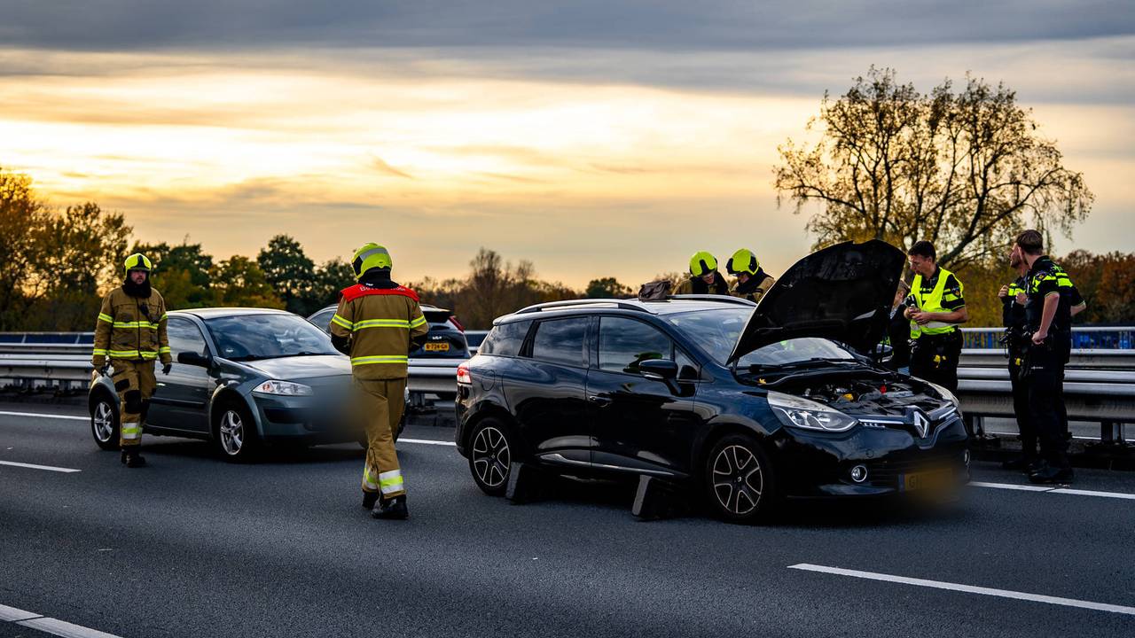 Forse vertraging op A50 na ongeluk.