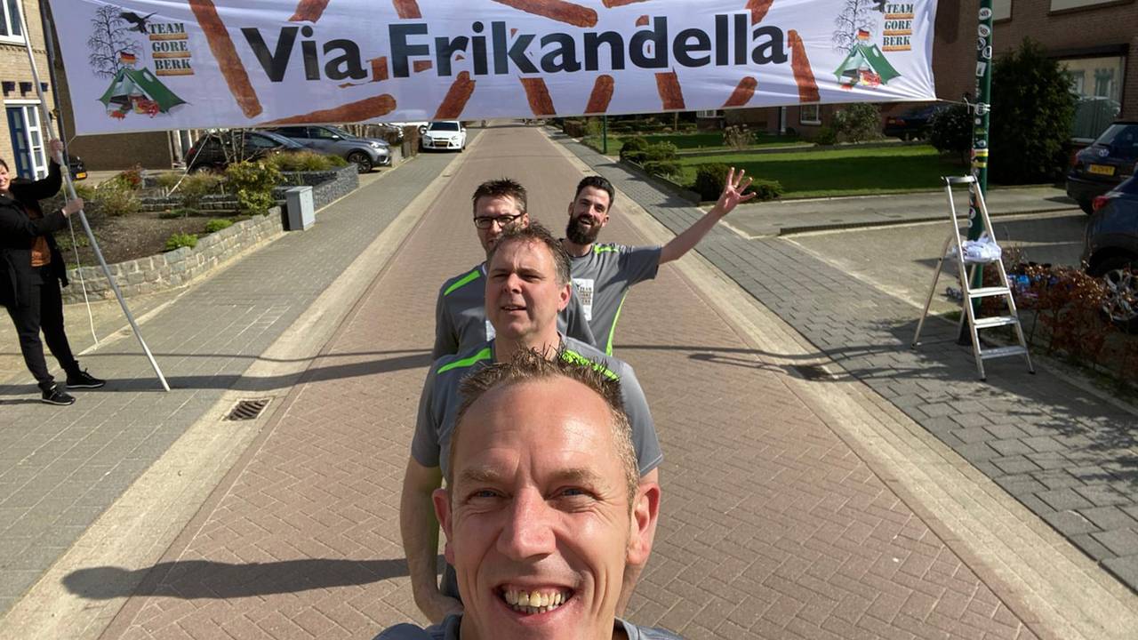 Le “gros” brabançon accueille les coureurs des Marches des Quatre Jours sur la Via Frikandella
