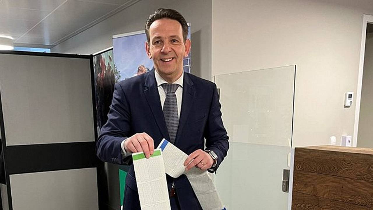 Burgemeester Roland van Kessel (foto: gemeente Cranendonck/Twitter)