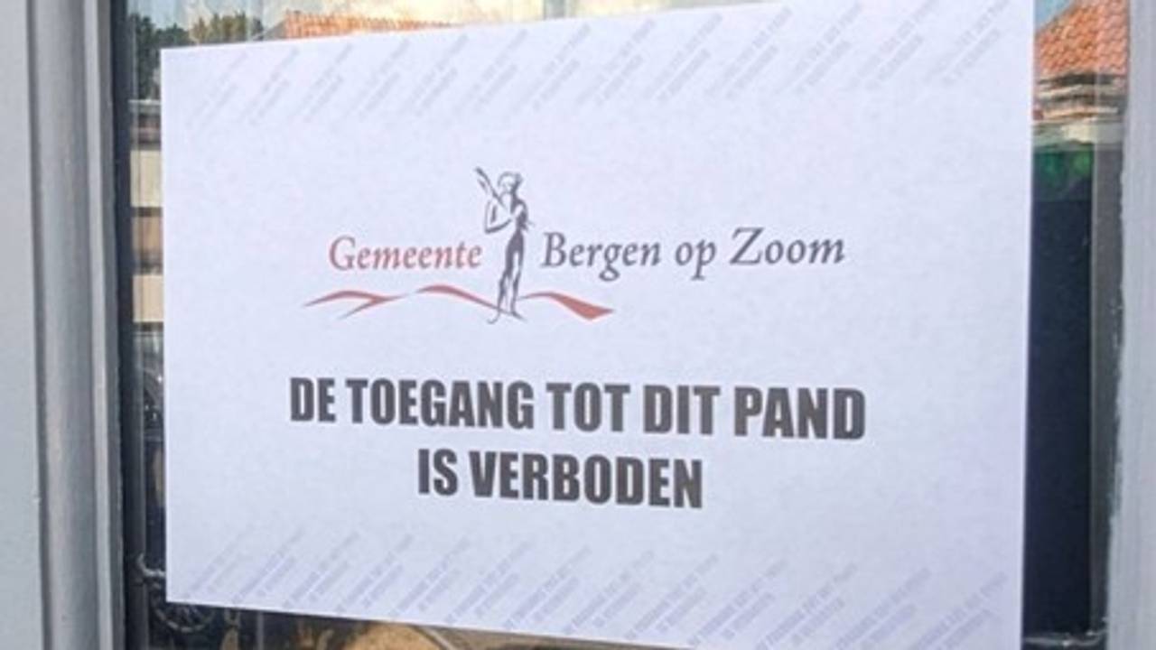 Het pand moet tot en met eind februari sluiten (foto: ZuidWest TV).