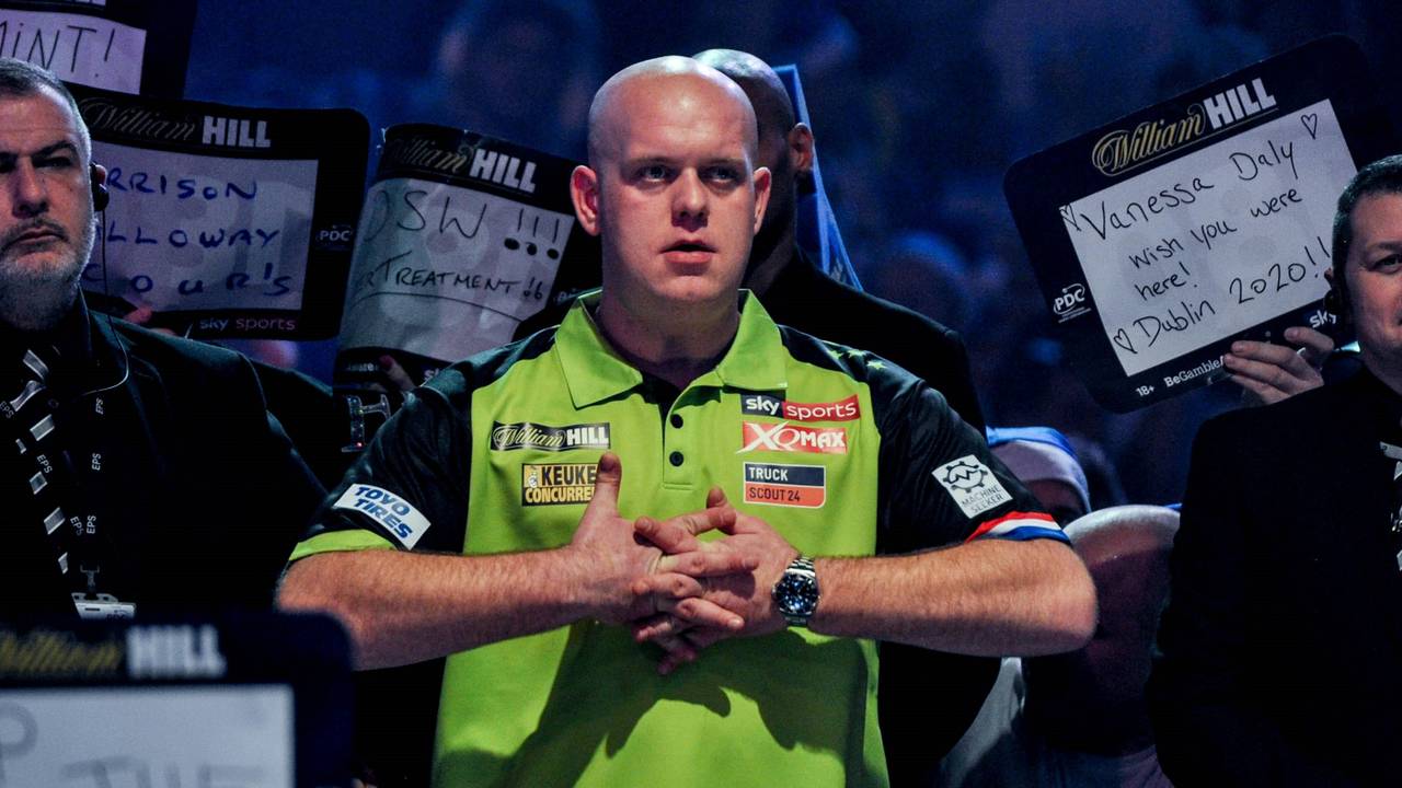 Michael van Gerwen houdt er nogal wat rituelen op na (Foto: Organge Pictures).