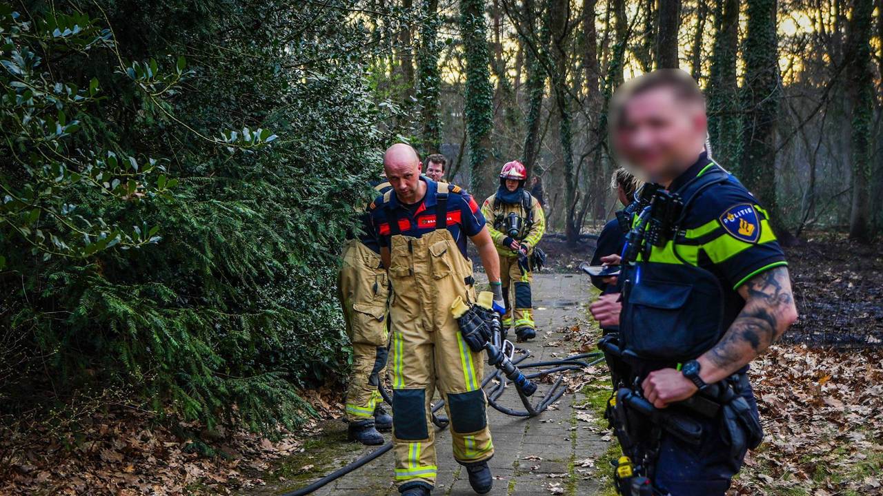 Ook de politie was paraat (foto: Persbureau Heitink).
