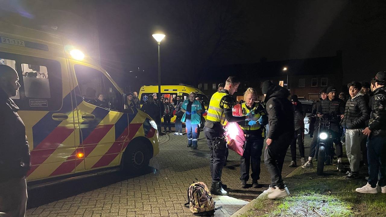 Drie jongeren raakten zwaargewond door vuurwerk in Cuijk (foto: SK-Media).