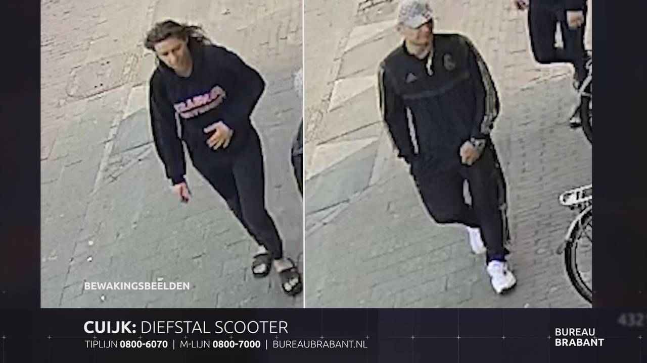 De scooterdieven in Cuijk.