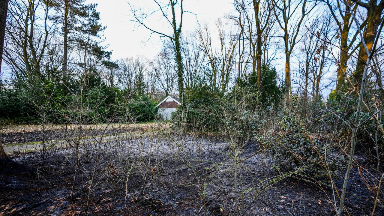 Het vuur was gevaarlijk dichtbij (foto: Persbureau Heitink).