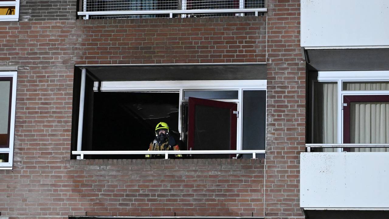 De brand was snel onder controle (foto: Perry Roovers/SQ Vision).