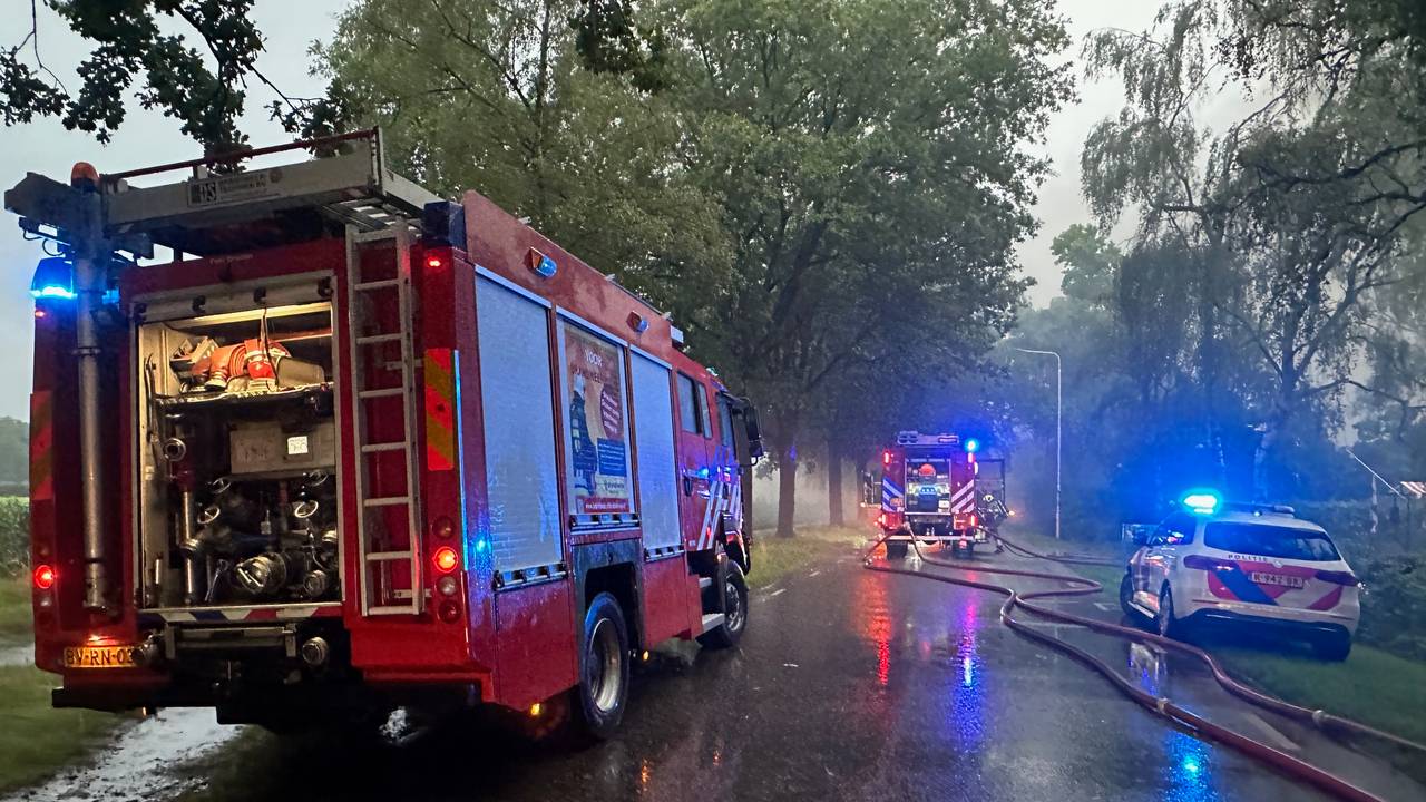 Ook de politie kwam poolshoogte nemen (foto: Bart Meesters/Meesters Multi Media/SQ Vision).