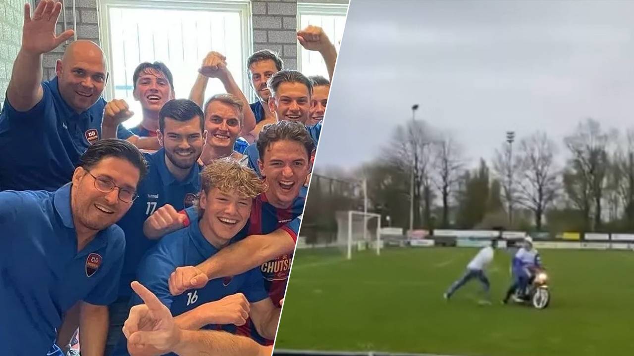 Het eerste van MOSA'14 (foto via: DTV Nieuws) / beeld uit de video die viral ging ( bron: VK Mag).