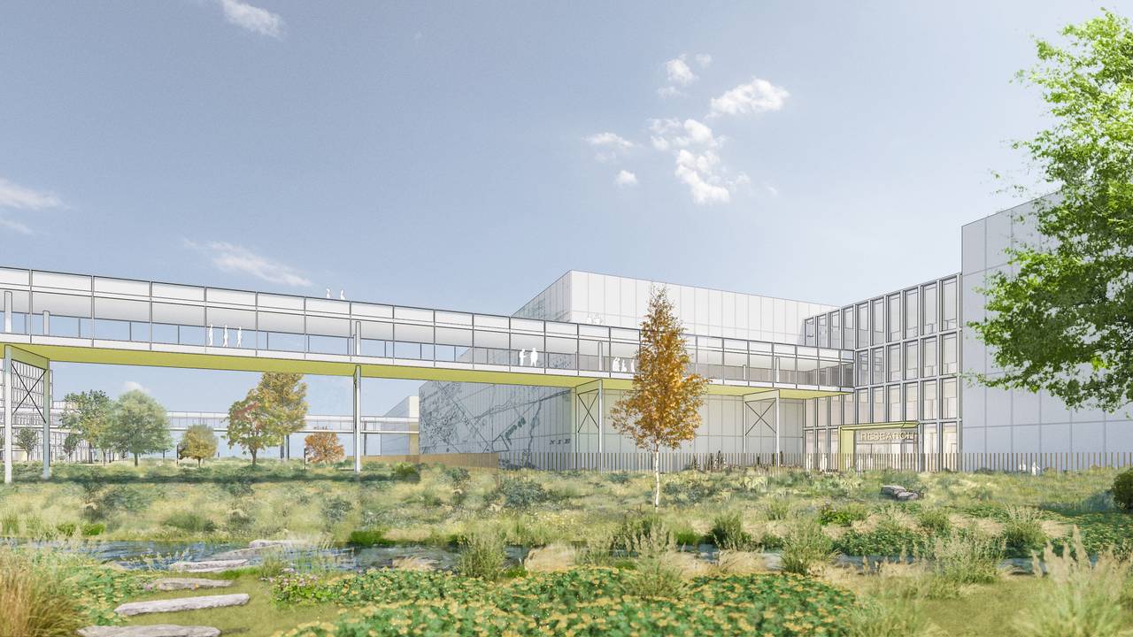 Een impressie van de ASML-campus op het BIC-terrein in Eindhoven (foto: ASML/NUDUS)