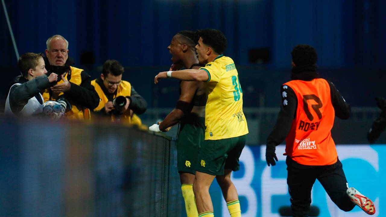 Fortuna-doelpuntenmaker Tijjani Noslin (foto: Orange Pictures).