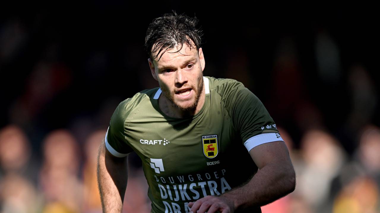 Tom Boere speelde de afgelopen tijd in Leeuwarden, bij Cambuur (foto: ANP 2022/Gerrit van Keulen).