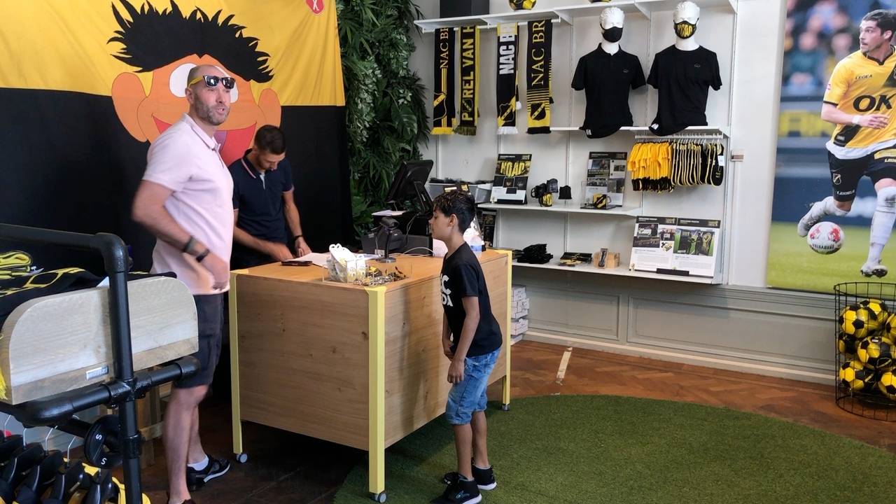 De pop-up store op de Grote Markt in Breda.