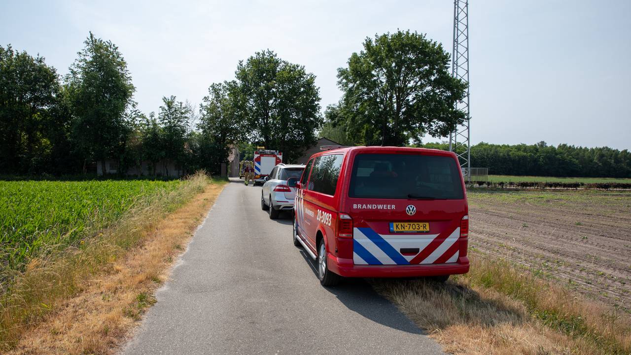 Het meisje raakte gewond aan de Maststraat in Nispen (foto: Christian Traets/SQ Vision).
